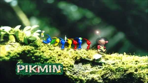 Pikminand Captain Olimar Adventure Wallpaper