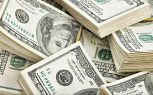 Pilesof U S Dollars Old Money Concept Wallpaper