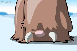 Piloswine In Winter Desktop Wallpaper