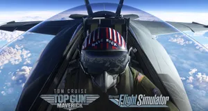 Pilot Top Gun Maverick Flight Simulator Wallpaper