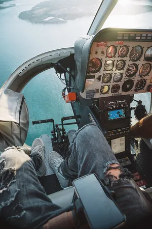 Pilot Transparent Cockpit Wallpaper