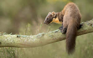 Pine Martenon Tree Branch Wallpaper