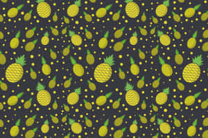 Pineapple Pattern Wallpaper