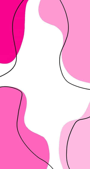 Pink Abstract Wavyi Pad Background Wallpaper