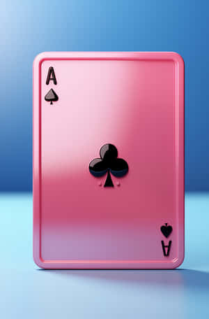 Pink Aceof Spades Card Wallpaper