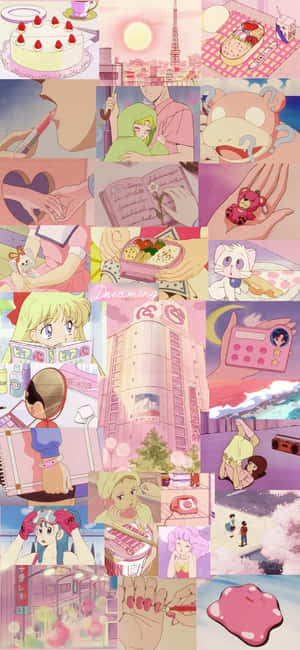 Pink Aesthetic Anime Phone Sailor Moon Wallpaper