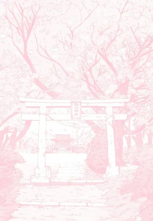 Pink Aesthetic Anime Phone Torii Gate Wallpaper