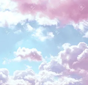 Pink And Blue Clouds In Sky Wallpaper