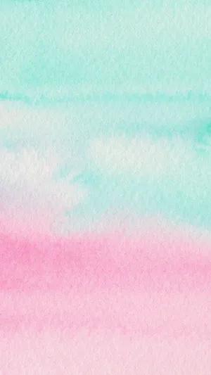 Pink And Blue Watercolor Wallpaper