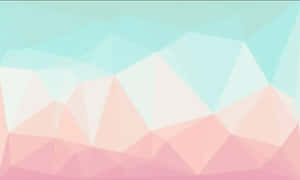 Pink And Teal- Wallpaper Geometric Wallpaper