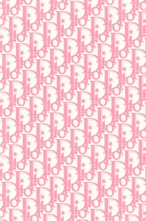 Pink And White Dior Phone Wallpaper