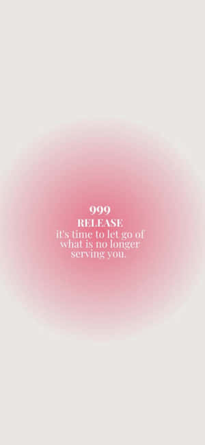 Pink Aura Inspirational Quote Wallpaper