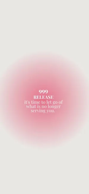 Pink Aura Inspirational Quote Wallpaper