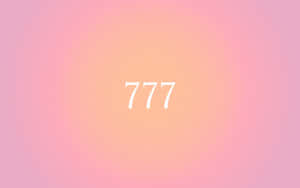 Pink Aura Triple Seven Background Wallpaper