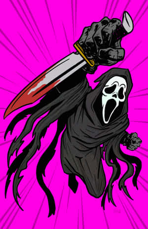 Pink Backed Slasher Art Wallpaper