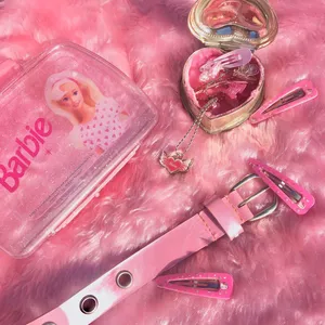 Pink Barbie Accessories Aesthetic Wallpaper