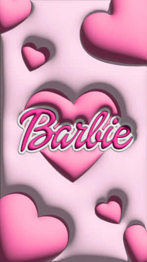 Pink Barbie Hearti Phone Case Wallpaper