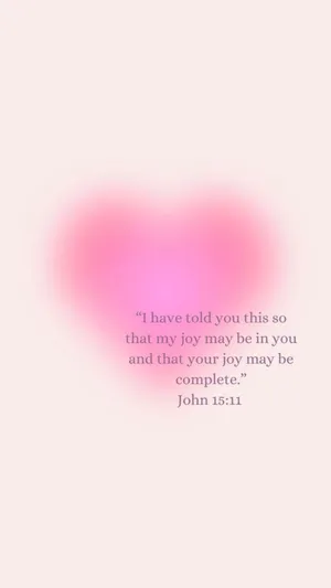 Pink_ Bible_ Verse_ John_15_11_ Inspirational Wallpaper