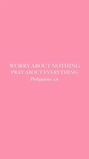 Pink Bible Verse Philippians46 Wallpaper