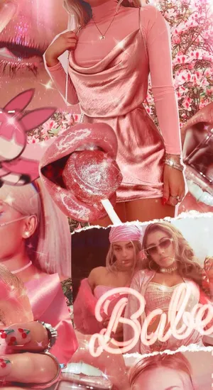 Pink Bimbo Aesthetic Inspiration Wallpaper