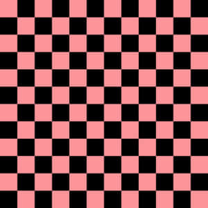 Pink Black Checkered Pattern Wallpaper