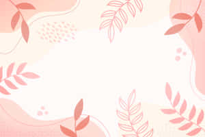 Pink Boho Background Template Wallpaper