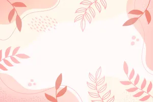 Pink Boho Background Template Wallpaper