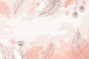 Pink Boho Chic Background Wallpaper