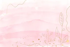 Pink Boho Watercolor Background Wallpaper