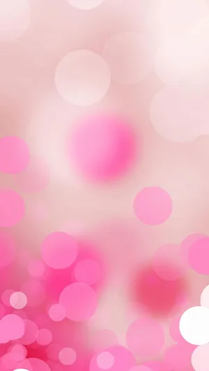 Pink Bokeh Girly Iphone Wallpaper