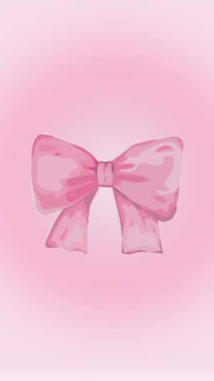 Pink Bow Aesthetic Wallpaper Wallpaper