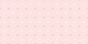 Pink Bow Pattern Background Wallpaper
