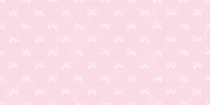 Pink Bow Pattern Background Wallpaper