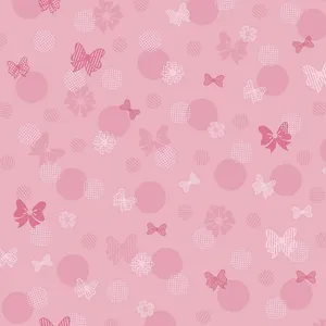 Pink Bows Pattern Background Wallpaper