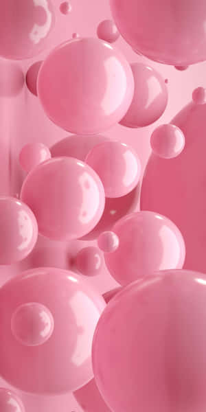 Pink Bubble Aesthetic Wallpaper Wallpaper