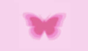 Pink Butterfly Aura Background Wallpaper