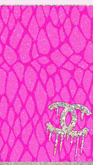 Pink Chanel Logo Wallpaper