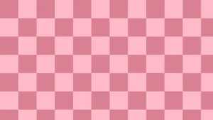 Pink Checkered Pattern Background Wallpaper