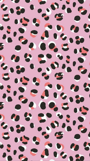 Pink Cheetah Print Pattern Wallpaper