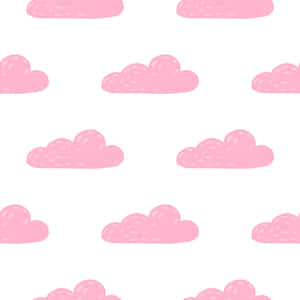 Pink_ Cloud_ Pattern_ Background Wallpaper