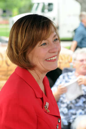 Pink Coat Of Sharron Angle Wallpaper