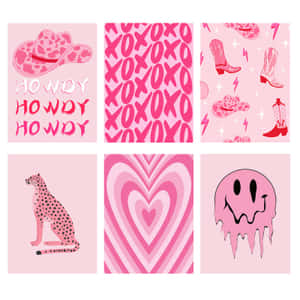 Pink_ Cowgirl_ Collage_ Aesthetic.jpg Wallpaper