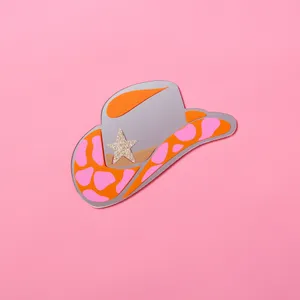 Pink Cowgirl Hat Aesthetic Wallpaper