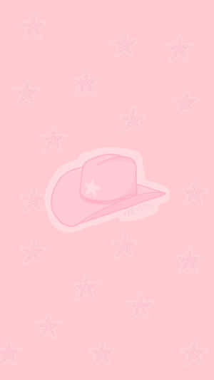 Pink Cowgirl Hat Wallpaper Wallpaper