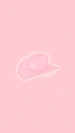 Pink Cowgirl Hat Wallpaper Wallpaper