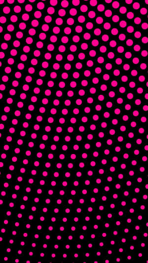 Pink Dots Pattern Abstract Wallpaper