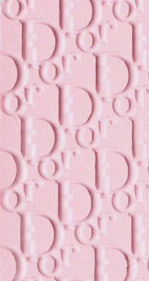 Pink Embossed Dior Phone Wallpaper