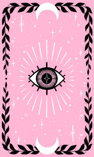 Pink Evil Eye Protection Symbol Wallpaper