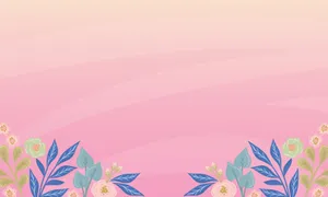 Pink_ Fall_ Floral_ Aesthetic_ Background Wallpaper