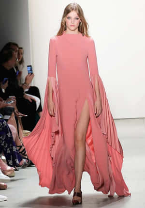 Pink Fashion Outfit Inspiration Wallpaper